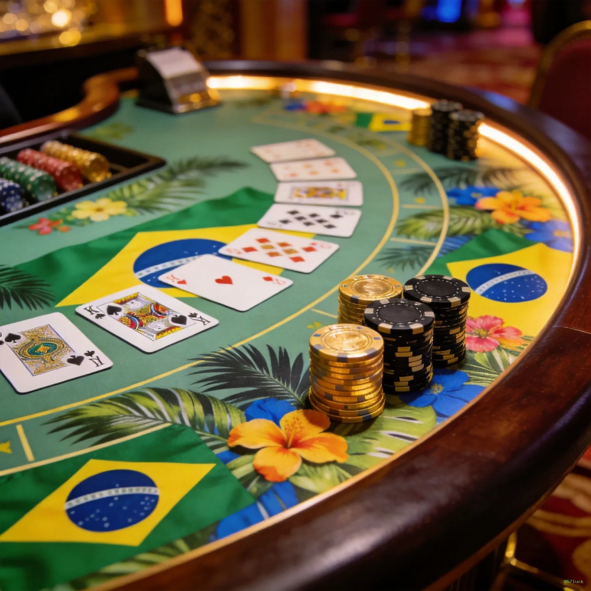 Cassino ao vivo da 857luck com dealers reais
